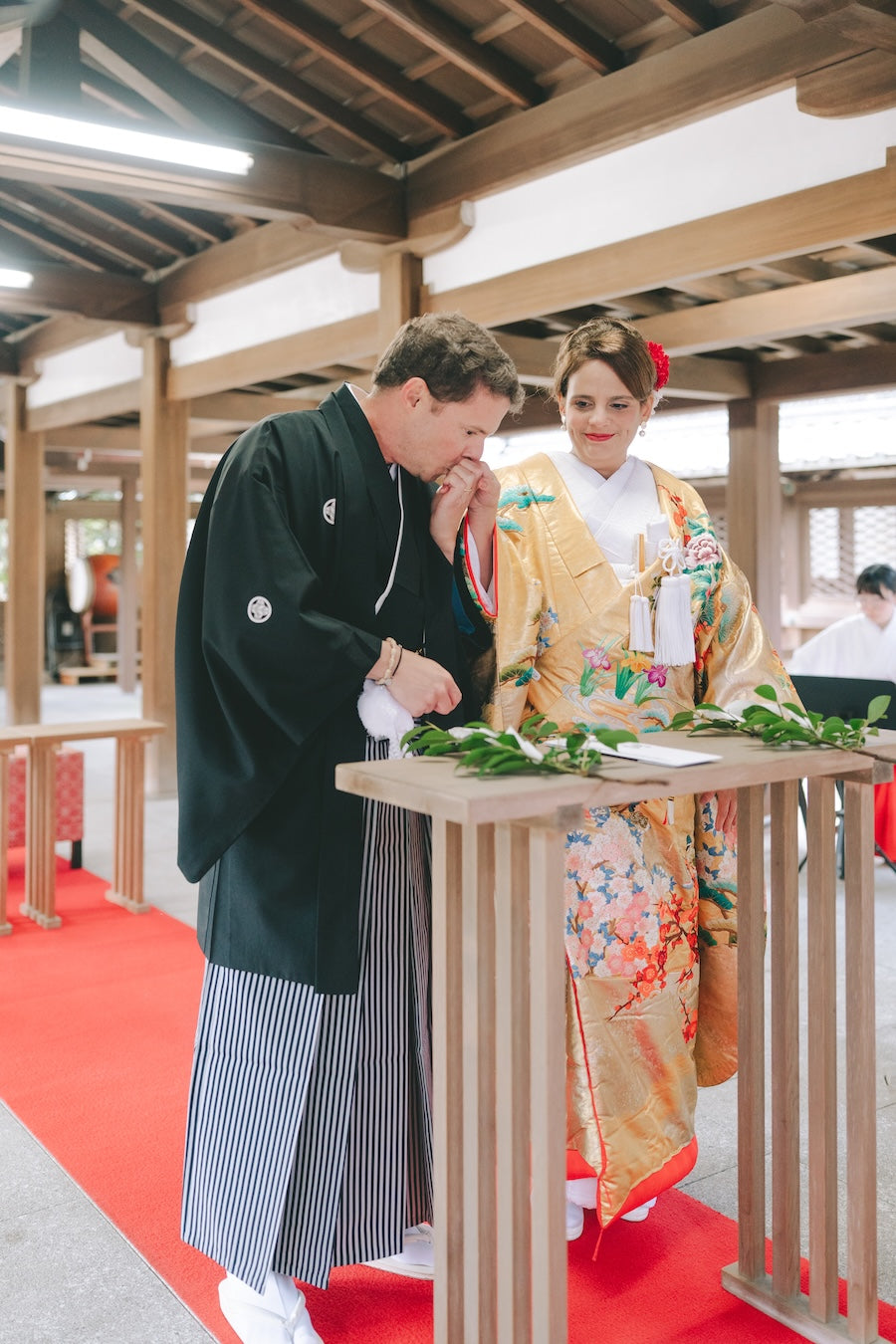 京都的驚喜神前婚禮