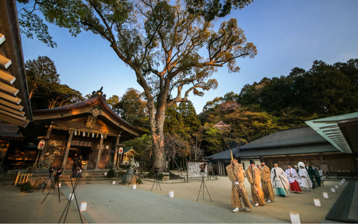 Kamiakari: Fukuoka's unique twilight wedding